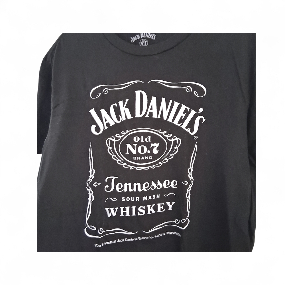 Jack Daniel's Old No. 7 Label Men's Black T-Shirt Size XL - Picture 4 of 8